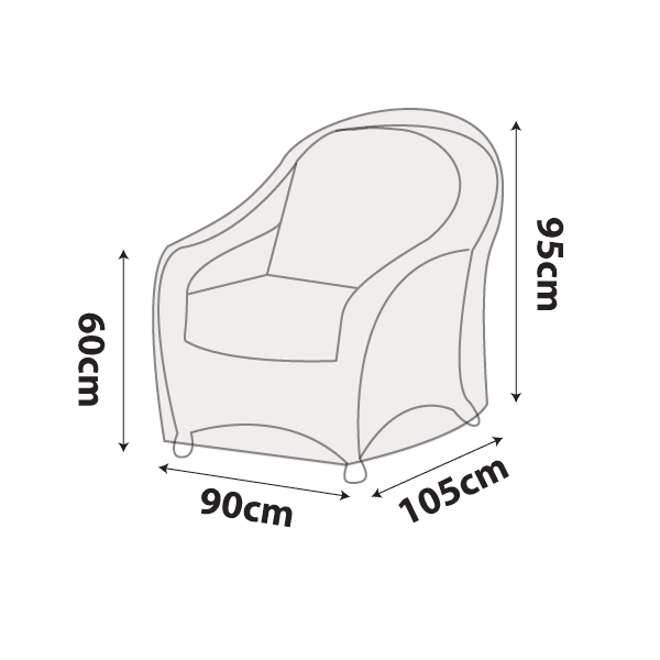 premium outdoor uv & rain storage furniture cover for patio desk chair - buy online coverworld australia