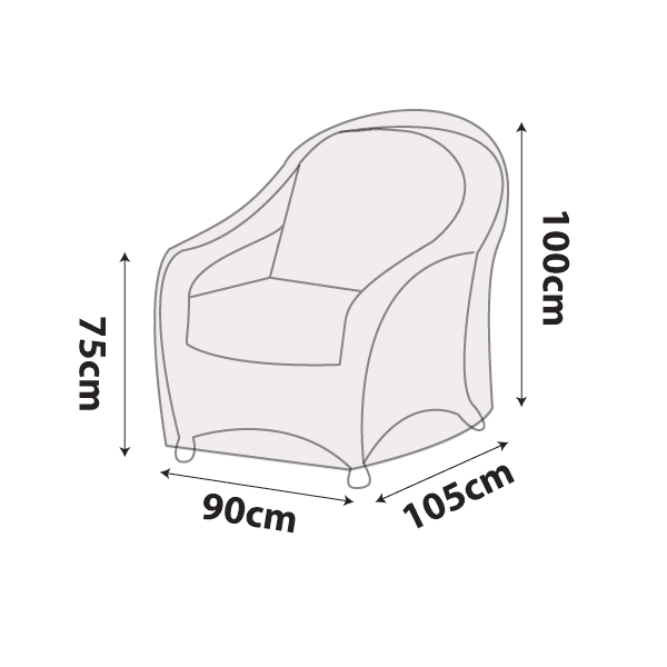 premium outdoor uv & rain storage furniture cover for patio desk chair - buy online coverworld australia