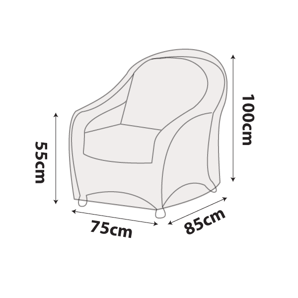 premium outdoor uv & rain storage furniture cover for patio desk chair - buy online coverworld australia