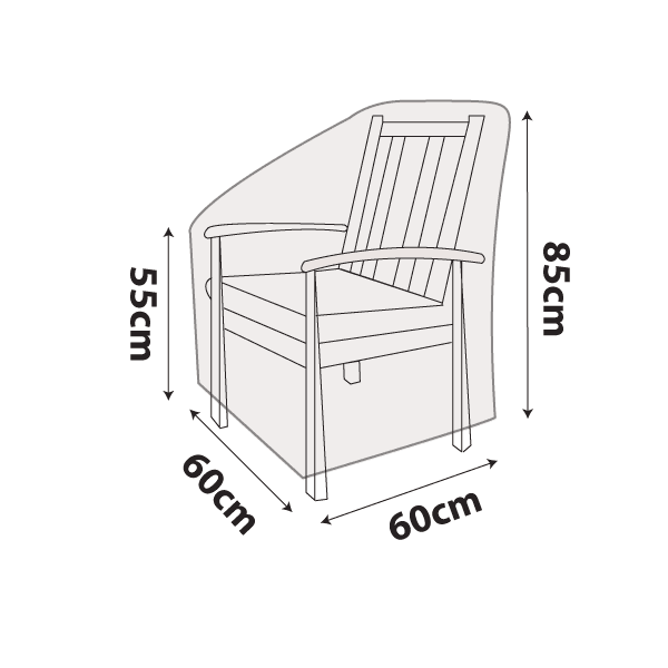 premium outdoor uv & rain storage furniture cover for patio desk chair - buy online coverworld australia