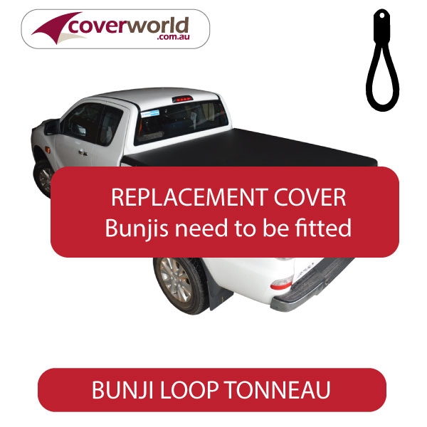 mazda bt50 - freestyle cab -  soft tonneau cover - replacement bunji