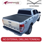 ford ranger tonneau cover single cab - clip on