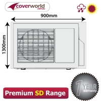 Aircon Unit Cover 90cm Length x 130cm High