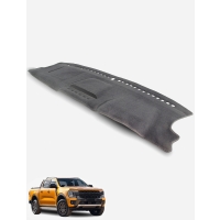Ford Ranger PY All models WITHOUT centre speaker & glovebox Dash Mat in Black