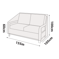 Outdoor Sofa Cover 155cm / 2 Seater