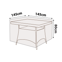 Outdoor Square Table Cover - 150cm